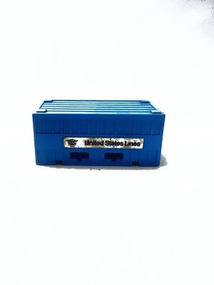 Vintage Matchbox United States Lines PSI Container Trailer Cargo Shipping (384) 