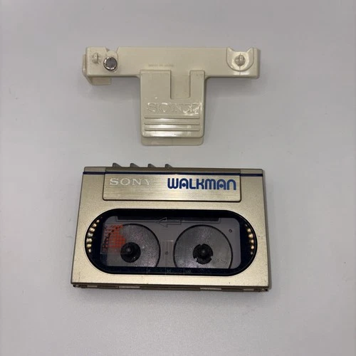 Vintage Sony Walkman WM-10 Cassette Player Japan Made Blue Text - Untested P/R