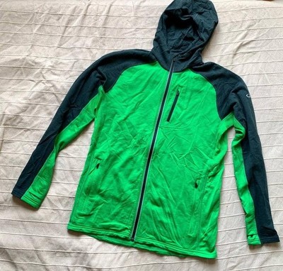 Men Icebreaker Hoodie Green Wool 38 / M / 46