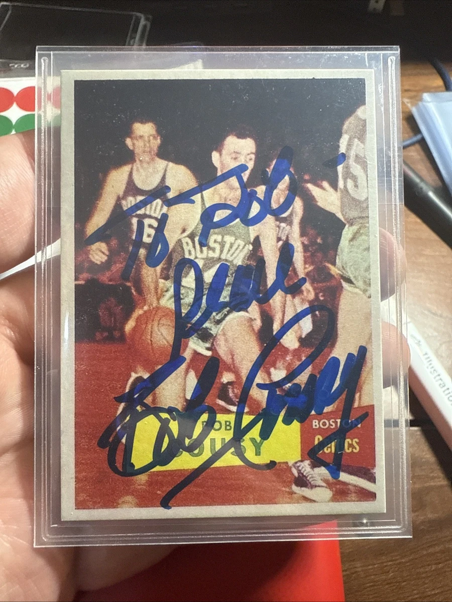 Bob Cousy Basketball Autographed Sports Trading Cards 