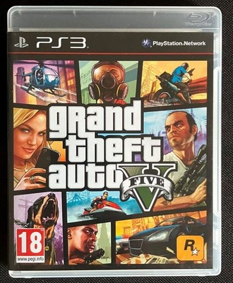 Rockstar GTA Grand Theft Auto 5 Five Playstation 3 PS3 Spiel USK 18
