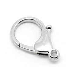 1 pc. Silver Tone Lobster Claw Clasps - 35mm x 25mm 1.4 inch