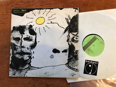 BAUHAUS MASK orig italy '81 LP Peter Murphy goth punk gate w/FAN