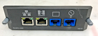 Emerson Liebert Vertiv Rack RPC-1000 PDU Network Interface Card NIC