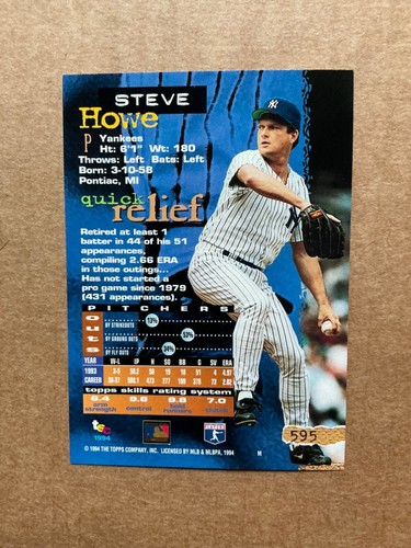 1994 Stadium Club RARE MEMBERS ONLY Factory Set Pick From 200 Players $1 - $5 Ea - Picture 325 of 503