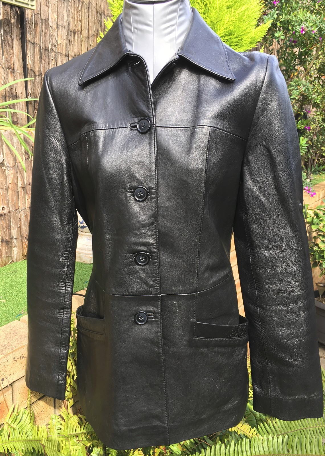 BNWOT SaRay Australian Hand Made Soft Leather Jacket Size L RRP$500+ image 2