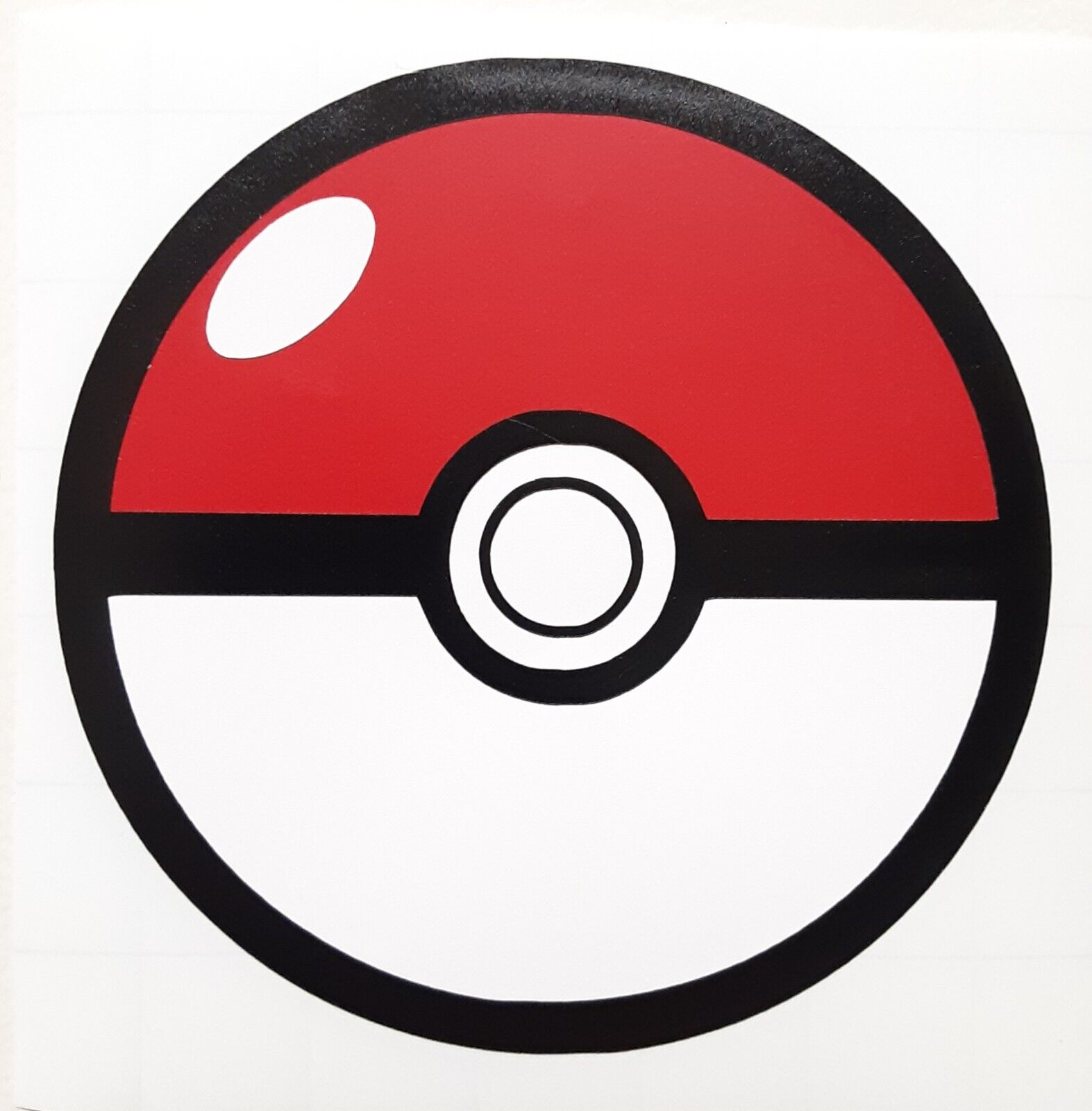 3.5 Pokémon Poké Ball Icon Symbol Vinyl Decal Art for Cars