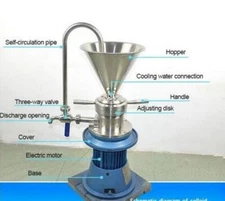 NEW Vertical Sesame Soybean Peanut Butter colloid mill grinder JML-65 a