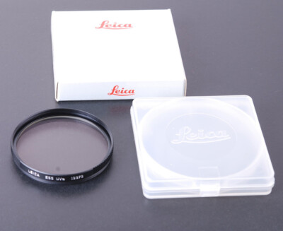 Leica ライカ E55 UVa 13373 フィルター E-195 Mint- Leica E55 UVa 55mm Filter Black 13373 with Box | eBay