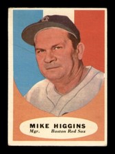 1961 Topps Set Break #221 Pinky Higgins VG-EX *OBGcards*