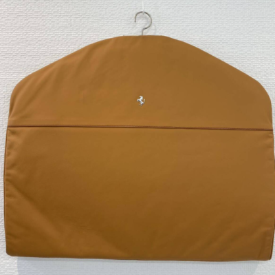 FERRARI CALIFORNIA T ORIGINAL SCHEDONI LEATHER Garment Bag Unused