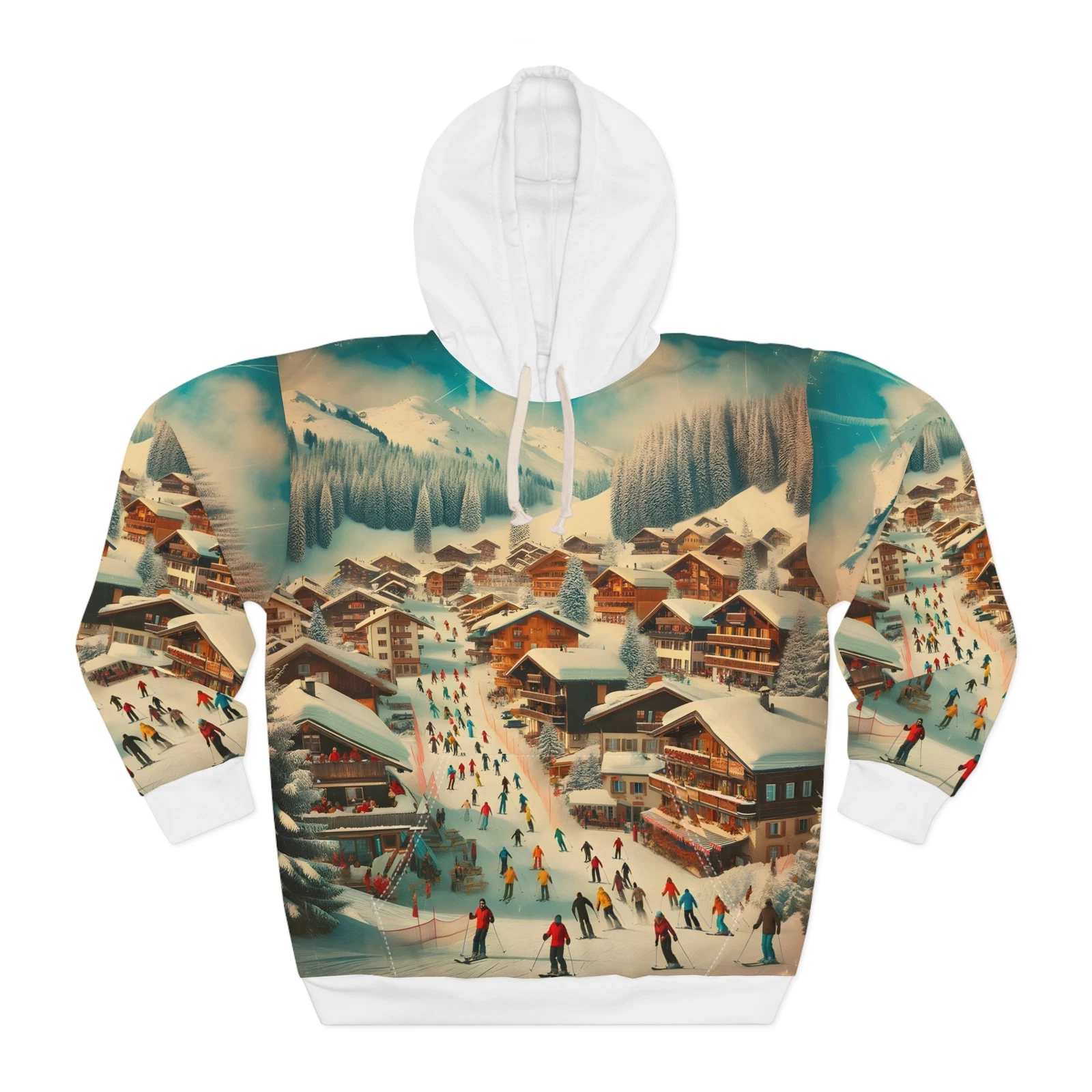 Stowe Inspired All Over Print Hoodie Outdoor Apparel Ski Travel Adventure Gear
Opens in a new window