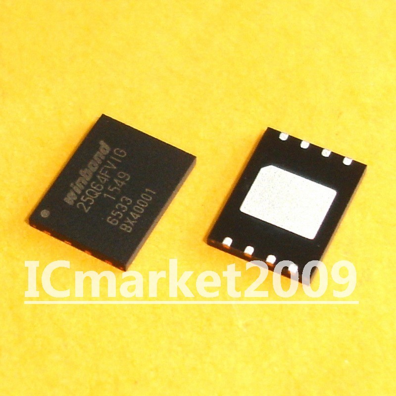 5 PCS W25Q64FVZEIG WSON-8 25Q64FV1G 3V 64M-Bit Flash Memory Chip IC | eBay