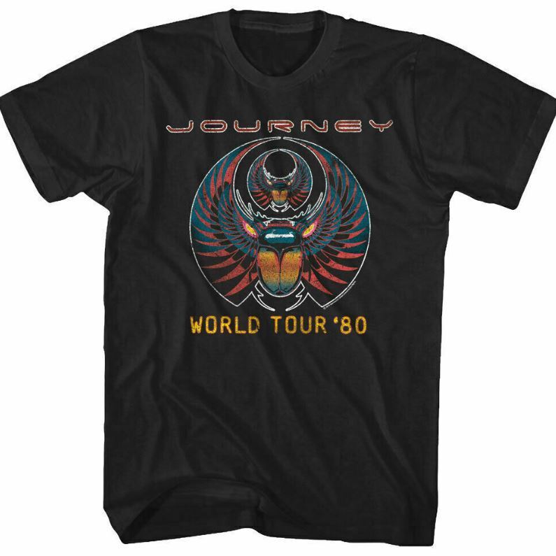 Journey Band 80'S World T00Ur Men'S T Shirt Rock Band Album Journey Band 80'S World T00Ur Men'S T Shirt Rock Band Album