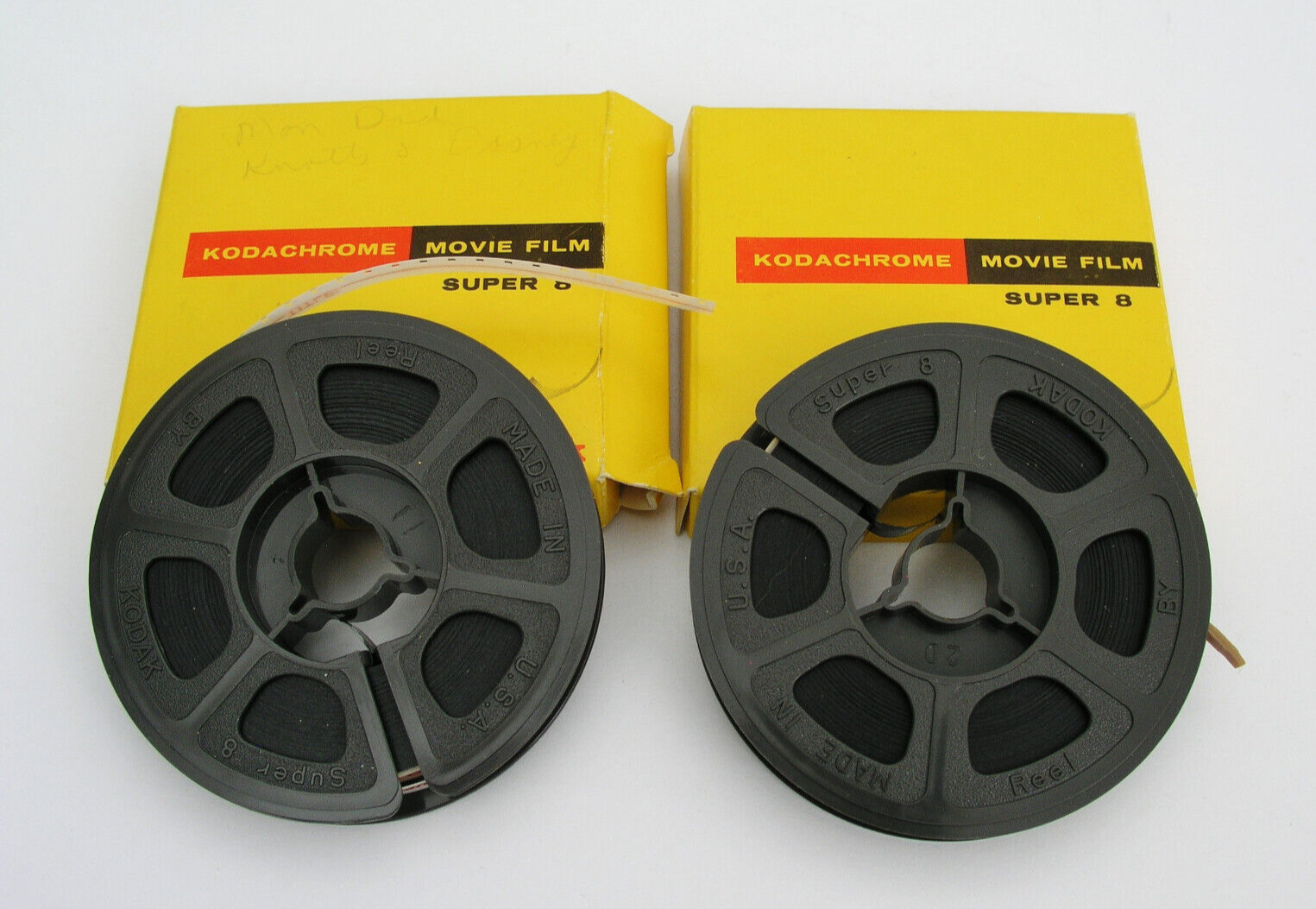 KODAK KODACHROME 1960's HOME MOVIES DISNEYLAND, KNOTTS, CABIN SUPER 8 FILM REELS