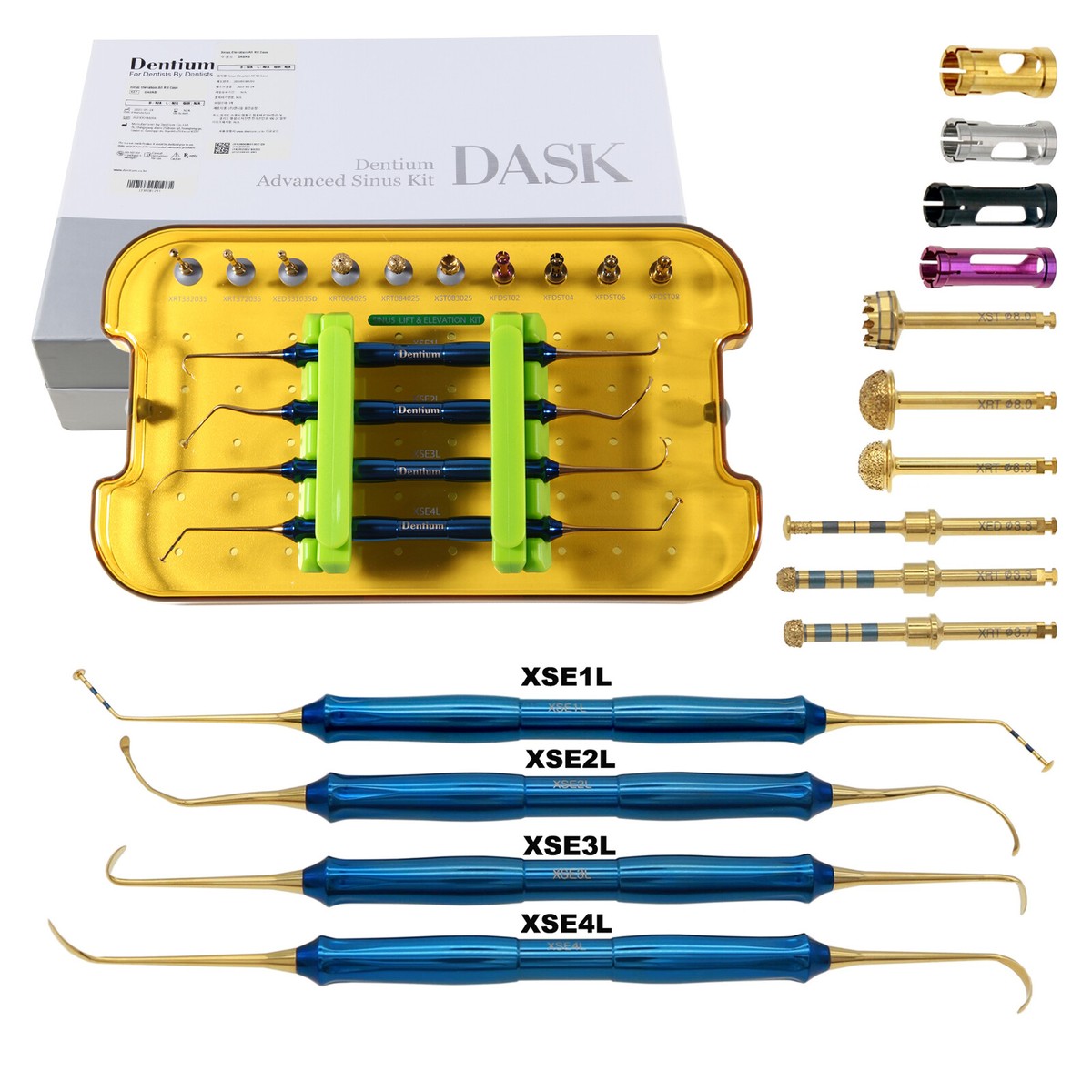 Kit DASK Per Elevazione Del Seno Mascellare (Sinus Lift) &ndash; Strumenti Chirurgici Dentali