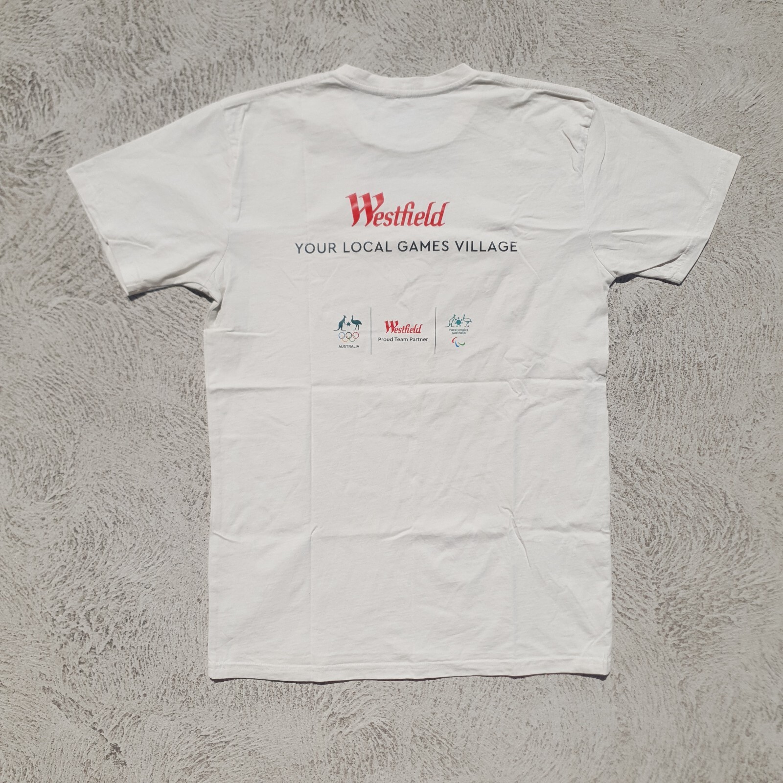 Westfield Paralympic Games Cream Staff Tee Mens M Workwear Olympics