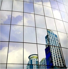 30in X 24ft Window Film Daytime Privacy and Heat Control Silver Very Dark