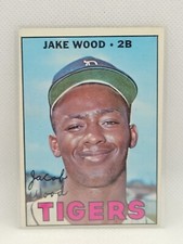 Jake Wood  1967 Topps Baseball  #394 VgEx