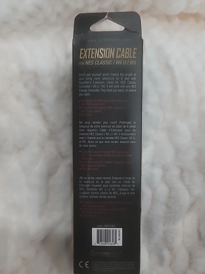 Hyperkin NES Classic Edition / Wii U / Wii Extension Cable - Image 2 of 2