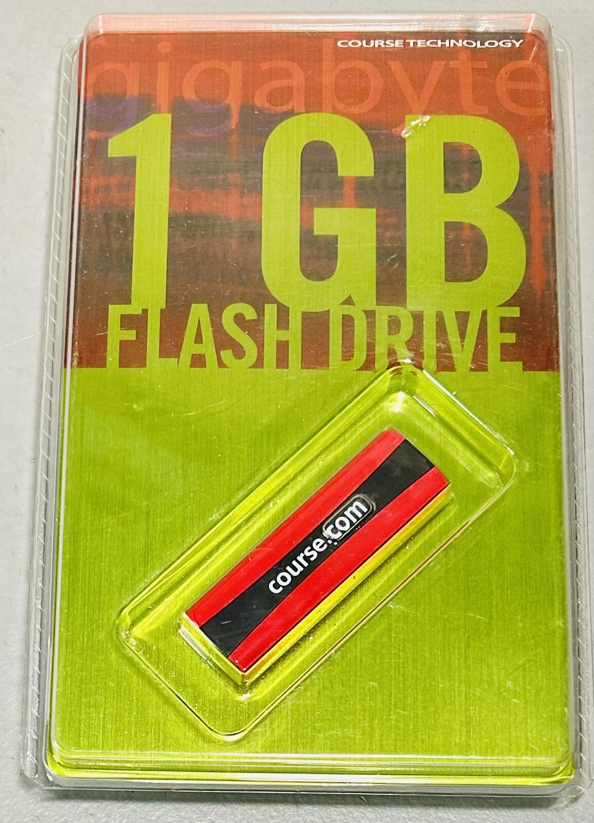 Course Technology 1 GB Flash Drive Kit w USB cord and Keychain Necklace ...