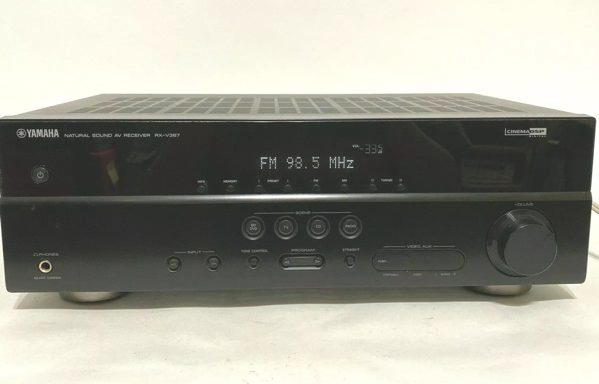 kombinieren Festland Ambition yamaha natural sound av receiver rx v367