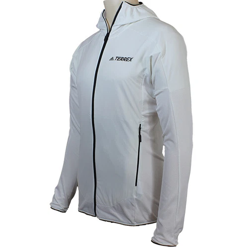 Adidas Skyclimb Terrex weiß Herren Sportswear Fleece Kapuzenjacke NEU - Bild 4 von 4