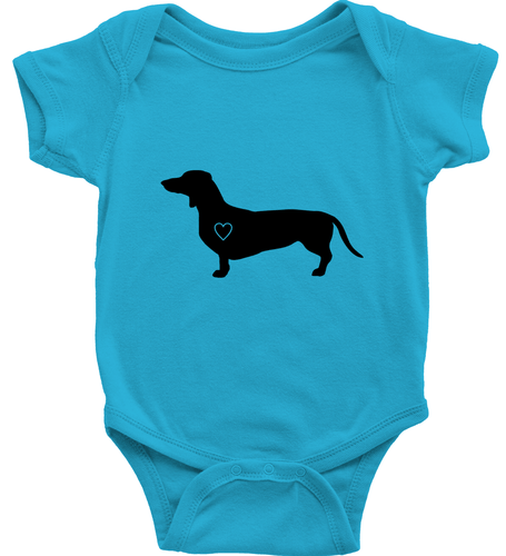 Dachshund Heart Dog Toddler Kids Youth Tee T-Shirt Infant Baby Bodysuit Clothes - Picture 10 of 36