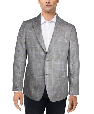 Tommy Hilfiger Mens SportCoat Blue Gray 
