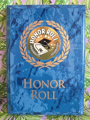 Graduation Award Marble Blue Wood Plaque 5'' X 7'' Honor Roll-Laser Engraved. New