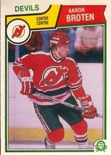 #227 Aaron Broten - New Jersey Devils - 1983-84 O-Pee-Chee Hockey