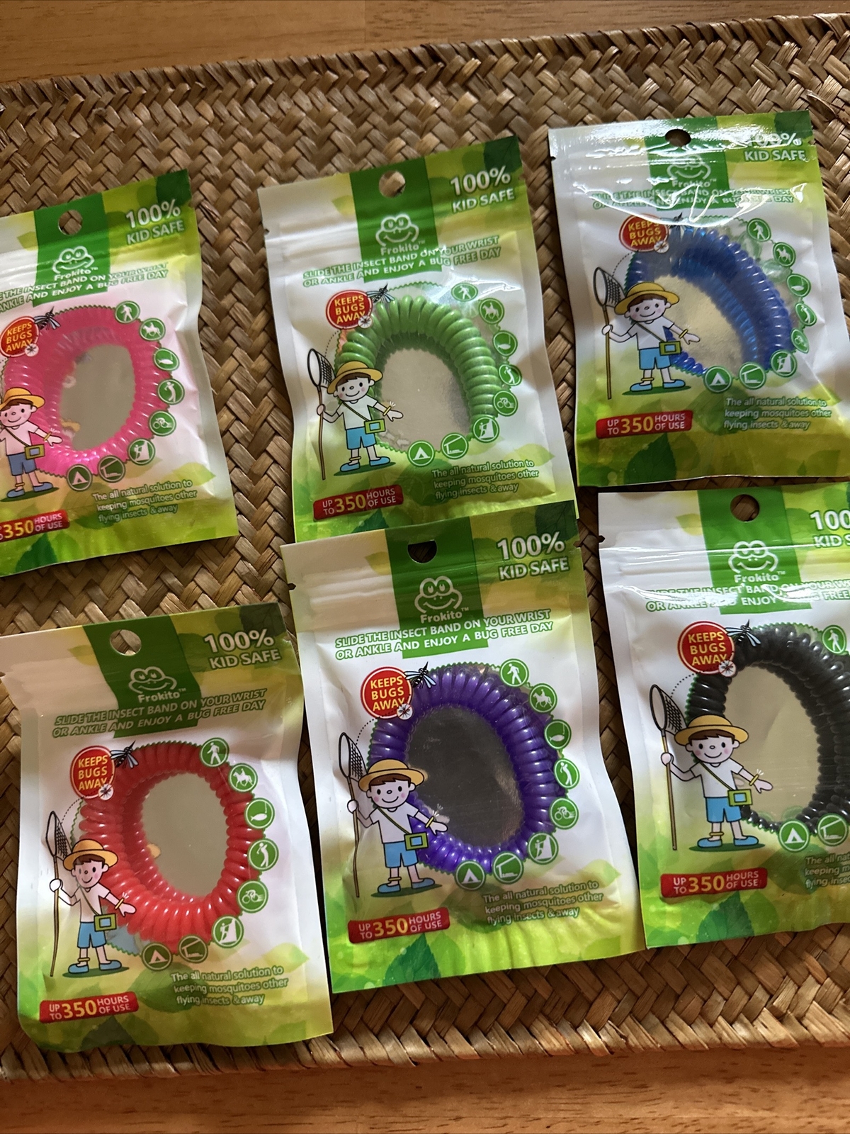 9 new Anti Bug Insect Pest Repellent Bracelet Wrist Band Natural Protection US