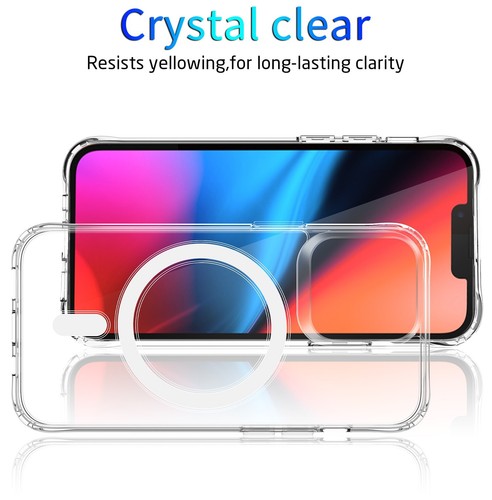For iPhone Pro 13 Max 6.1" Protective Clear Case Shockproof Cover with MagSafe - Bild 2 von 8