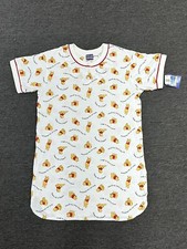 Vintage Disney 100 Acre Collection Winnie the Pooh Cotton Nightgown Shirt Size L