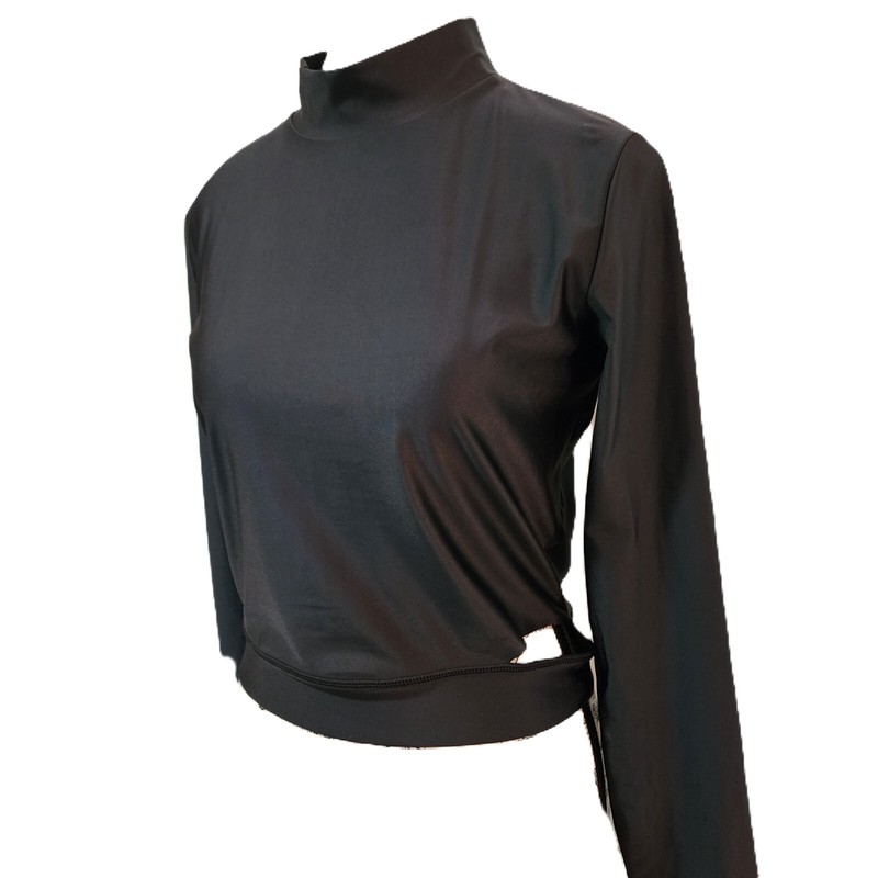 Nike black sweater turtleneck shirt- size L  (RN #56323)