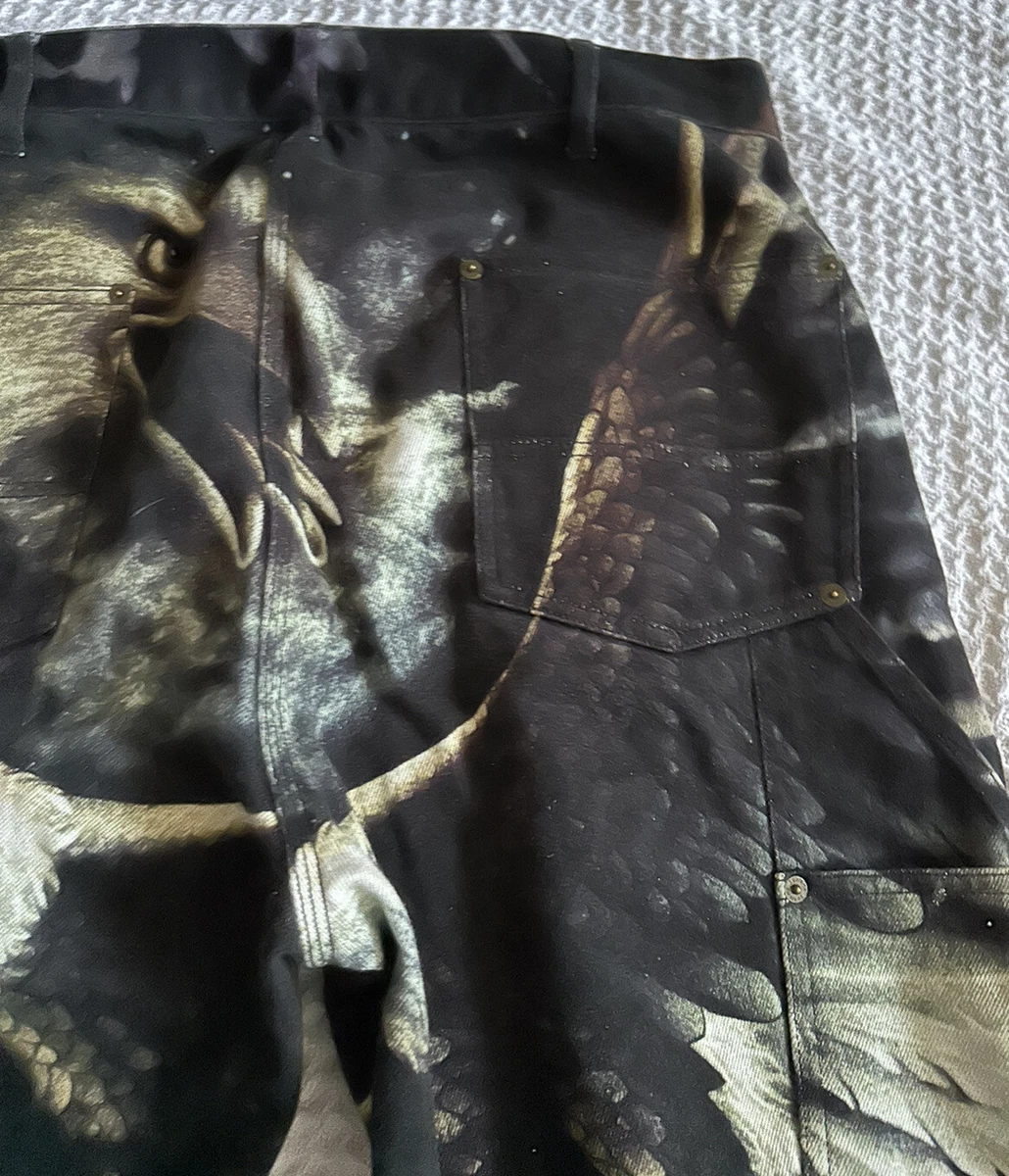 SUPREME 21SS Eagle Double Knee Denim Painter Pant BLACK 32 | eBay