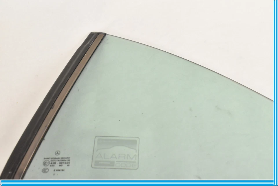 03-11 Mercedes R230 SL500 SL65 AMG Puerta Trasera Lateral Izquierda Ventana Cuarto Vidrio Fabricante de Equipo Original Foto 4 de 4