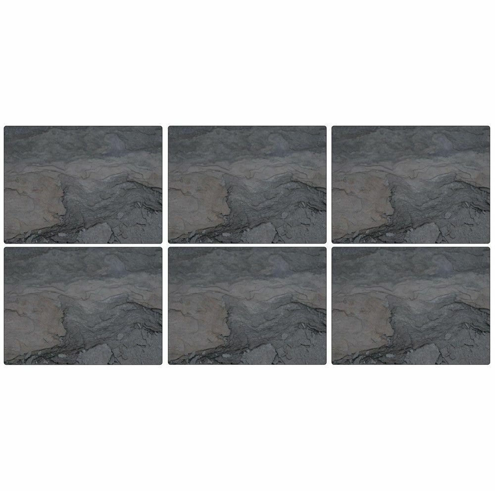 Pimpernel Midnight Slate Placemats Set of 6