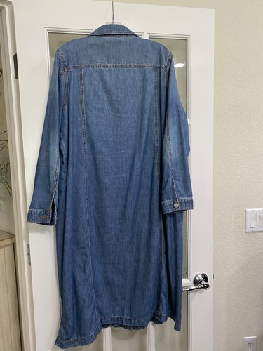 VTG Coldwater Creek Denim Dress Size 1X - Picture 4 of 4