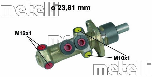 Metelli 05-0223 Hauptbremszylinder FÜR Renault-image