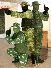 Russian Army Fan Special Forces KMX Combat Suit Coverall Jacket Green Man EMR