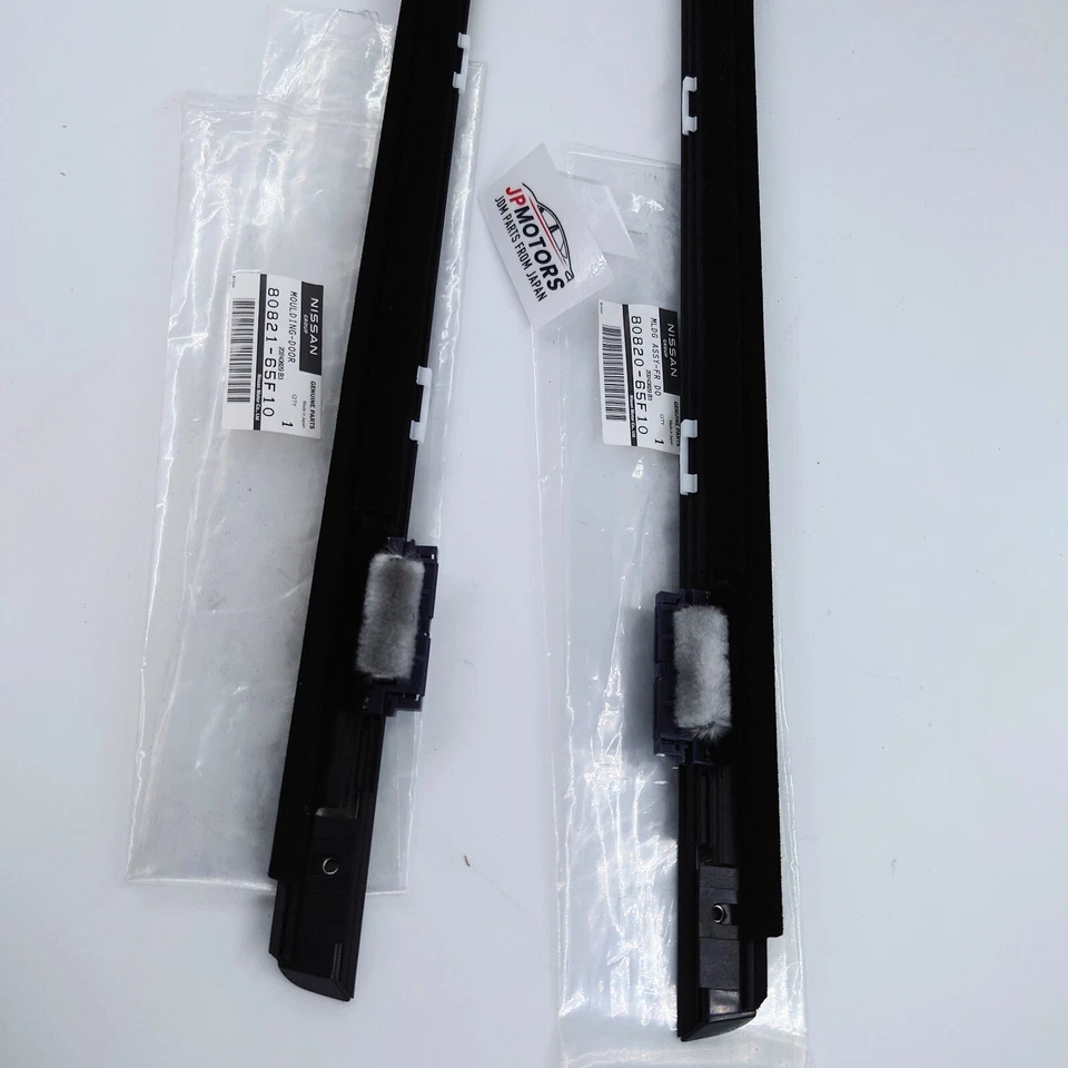 Juego de molduras exteriores izquierda y derecha NISSAN SILVIA 200SX 240SX 80821-65F10 genuino Foto 3 de 4