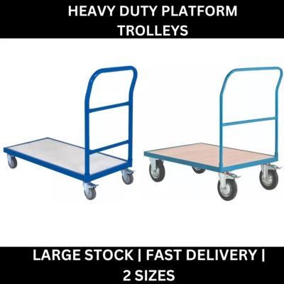 COCUS Heavy Duty Warehouse Platform Trolley | 250-500kg Capacity | Single End Truck