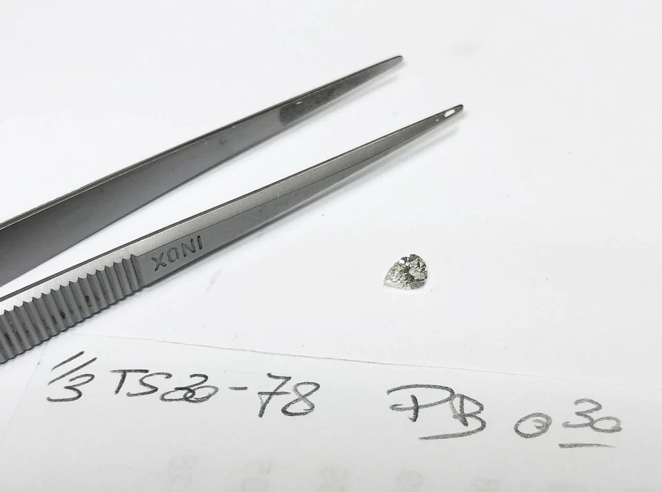 Pear Diamond 0.30Ct I SI2 Natural Tear Loose Solitaire Engagement Birthday Gift - Image 3 of 4