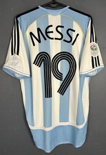 MEN'S LEO MESSI ARGENTINA NATIONAL 2005/2006 SOCCER FOOTBALL SHIRT JERSEY SIZE S