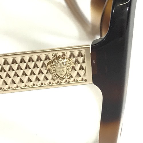 Versace Eyeglasses Frames MOD.3241 5205 Brown Tortoise Gold Square 54-17-140 - Picture 4 of 11