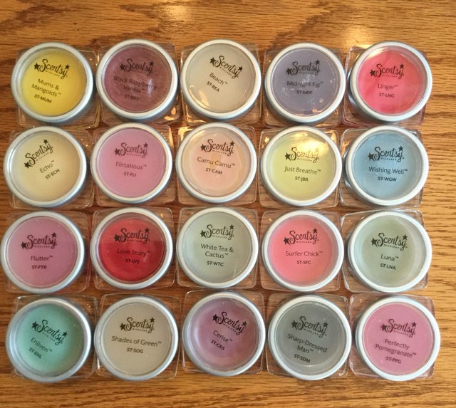 Scentsy Testers Lot of 20 spring/summer/fresh scents (internal stock