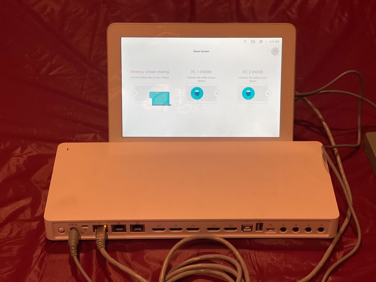 Cisco CS-CODEC-PLUS TTC7-25 VideoConference Webex Room Codec Cisco CS-CODEC-PLUS TTC7-25 VideoConference Webex Room Codec