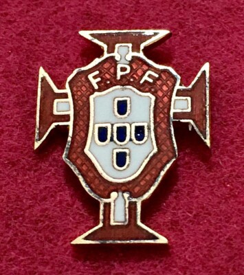 Portuguese Football Federation (FPF) Vintage Pin Badge