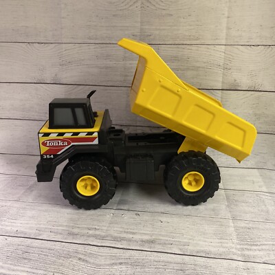 Tonka Truck 354 Yellow Construction Large Metal Dump Truck FAST SHIPPING!! 